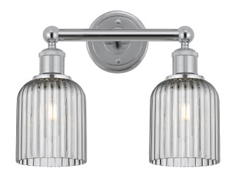 Edison Two Light Bath Vanity in Polished Chrome (405|616-2W-PC-G559-5SM)