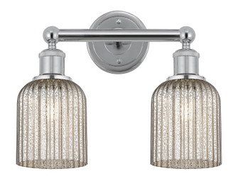 Edison Two Light Bath Vanity in Polished Chrome (405|616-2W-PC-G559-5ME)