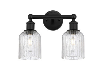 Edison Two Light Bath Vanity in Matte Black (405|616-2W-BK-G559-5SDY)
