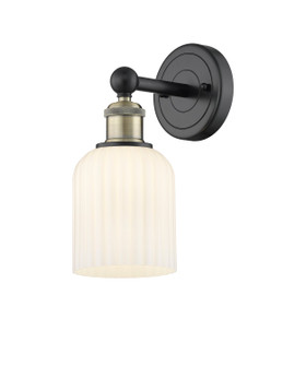 Edison One Light Wall Sconce in Black Antique Brass (405|616-1W-BAB-G559-5GWH)