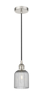 Edison One Light Mini Pendant in Polished Nickel (405|616-1P-PN-G559-5SM)