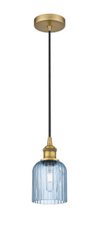 Edison One Light Mini Pendant in Brushed Brass (405|616-1P-BB-G559-5BL)