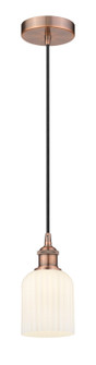 Edison One Light Mini Pendant in Antique Copper (405|616-1P-AC-G559-5GWH)