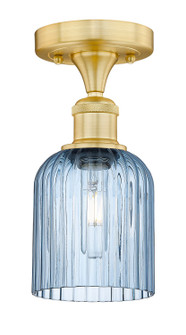 Edison One Light Semi-Flush Mount in Satin Gold (405|616-1F-SG-G559-5BL)