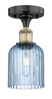 Edison One Light Semi-Flush Mount in Black Antique Brass (405|616-1F-BAB-G559-5BL)