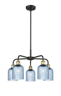 Ballston Five Light Chandelier in Black Antique Brass (405|516-5CR-BAB-G559-5BL)