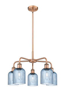 Ballston Five Light Chandelier in Antique Copper (405|516-5CR-AC-G559-5BL)