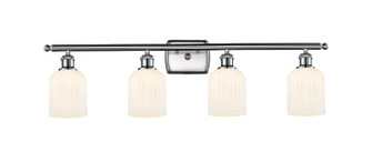 Ballston Four Light Bath Vanity in Brushed Satin Nickel (405|516-4W-SN-G559-5GWH)