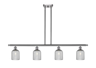 Ballston Four Light Island Pendant in Brushed Satin Nickel (405|516-4I-SN-G559-5SM)