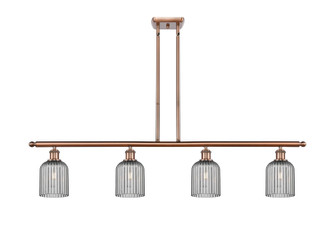 Ballston Four Light Island Pendant in Antique Copper (405|516-4I-AC-G559-5SM)