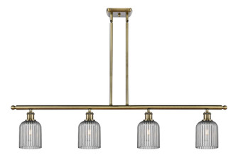 Ballston Four Light Island Pendant in Antique Brass (405|516-4I-AB-G559-5SM)