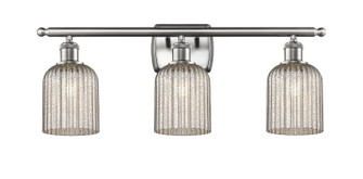 Ballston Three Light Bath Vanity in Brushed Satin Nickel (405|516-3W-SN-G559-5ME)