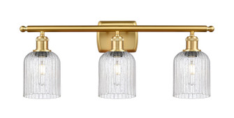 Ballston Three Light Bath Vanity in Satin Gold (405|516-3W-SG-G559-5SDY)