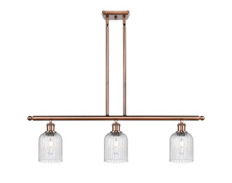 Ballston Three Light Island Pendant in Antique Copper (405|516-3I-AC-G559-5SDY)