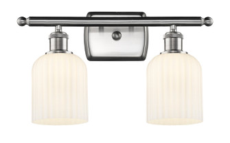 Ballston Two Light Bath Vanity in Brushed Satin Nickel (405|516-2W-SN-G559-5GWH)