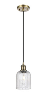 Ballston One Light Mini Pendant in Antique Brass (405|516-1P-AB-G559-5SDY)
