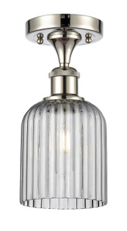 Ballston One Light Semi-Flush Mount in Polished Nickel (405|516-1C-PN-G559-5SM)