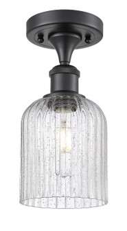 Ballston One Light Semi-Flush Mount in Matte Black (405|516-1C-BK-G559-5SDY)