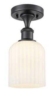 Ballston One Light Semi-Flush Mount in Matte Black (405|516-1C-BK-G559-5GWH)