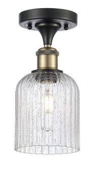 Ballston One Light Semi-Flush Mount in Black Antique Brass (405|516-1C-BAB-G559-5SDY)