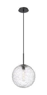 Downtown Urban One Light Mini Pendant in Matte Black (405|321-1P-BK-G320-12CL-BK)