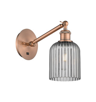 Ballston One Light Wall Sconce in Antique Copper (405|317-1W-AC-G559-5SM)