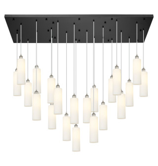 Downtown Urban 21 Light Pendant in Polished Nickel (405|172BK-B-21P-PN-G434-12WH)