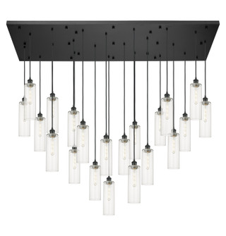 Downtown Urban 21 Light Pendant in Matte Black (405|172BK-B-21P-BK-G434-12CL)