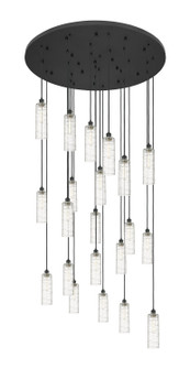 Downtown Urban 21 Light Pendant in Matte Black (405|148BK-B-21P-BK-G434-12DE)