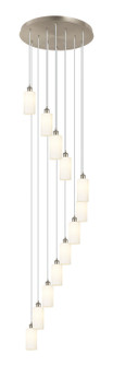 Downtown Urban 12 Light Pendant in Brushed Satin Nickel (405|126B-12P-SN-G434-7WH)