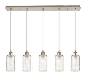 Downtown Urban Five Light Linear Pendant in Brushed Satin Nickel (405|125B-5P-SN-G434-7SDY)