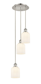 Ballston Three Light Pendant in Polished Nickel (405|113B-3P-PN-G559-5GWH)