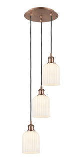 Ballston Three Light Pendant in Antique Copper (405|113B-3P-AC-G559-5GWH)