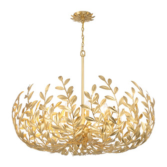Broche 12 Light Chandelier in Antique Gold (60|569-GA)