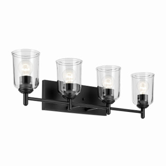 Shailene Four Light Bath in Black (12|45575BKCLR)