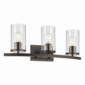 Crosby Three Light Bath in Olde Bronze (12|45497OZCLR)