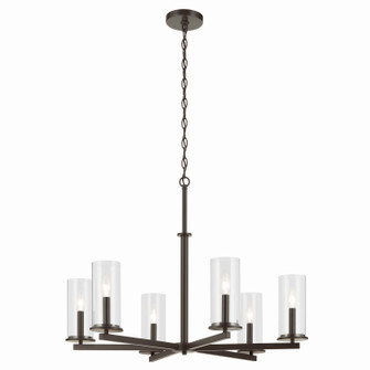 Crosby Six Light Chandelier in Olde Bronze (12|44013OZ)