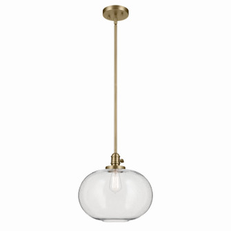 Avery One Light Pendant in Natural Brass (12|43911NBR)