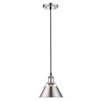 Orwell One Light Mini Pendant in Chrome (62|3306-S CH-PW)