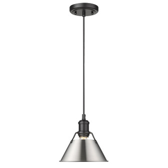 Orwell One Light Mini Pendant in Matte Black (62|3306-S BLK-PW)