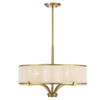 Wynwood Five Light Chandelier in Warm Brass (51|1-7751-5-322)