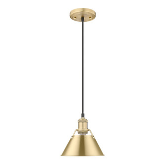 Orwell One Light Mini Pendant in Brushed Champagne Brass (62|3306-S BCB-BCB)