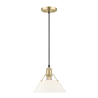 Orwell One Light Pendant in Brushed Champagne Brass (62|3306-M BCB-OP)