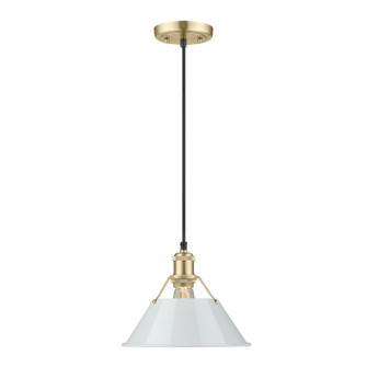 Orwell One Light Pendant in Brushed Champagne Brass (62|3306-M BCB-DB)