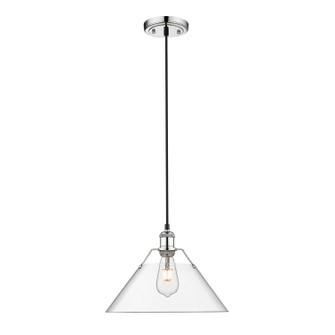Orwell One Light Pendant in Chrome (62|3306-L CH-CLR)