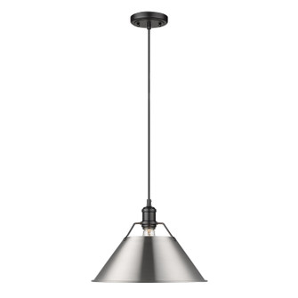 Orwell One Light Pendant in Matte Black (62|3306-L BLK-PW)