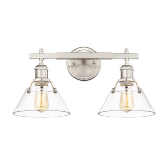 Orwell Two Light Bath Vanity in Pewter (62|3306-BA2 PW-CLR)