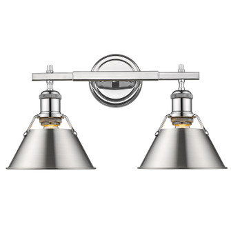 Orwell Two Light Bath Vanity in Chrome (62|3306-BA2 CH-PW)