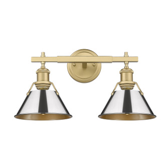 Orwell Two Light Bath Vanity in Brushed Champagne Bronze (62|3306-BA2 BCB-CH)