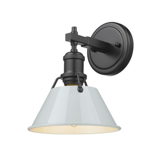 Orwell One Light Bath Vanity in Matte Black (62|3306-BA1 BLK-DB)